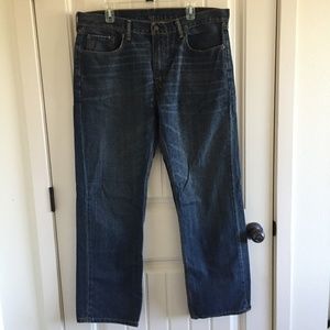 Men's Levis Straight Cut Dark Wash 38 x 32